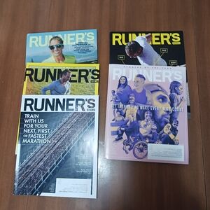 Runner's World Magazine Lot 2023/2024 Runner Of The Year